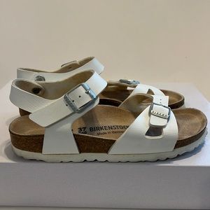 Birkenstocks White Sandals